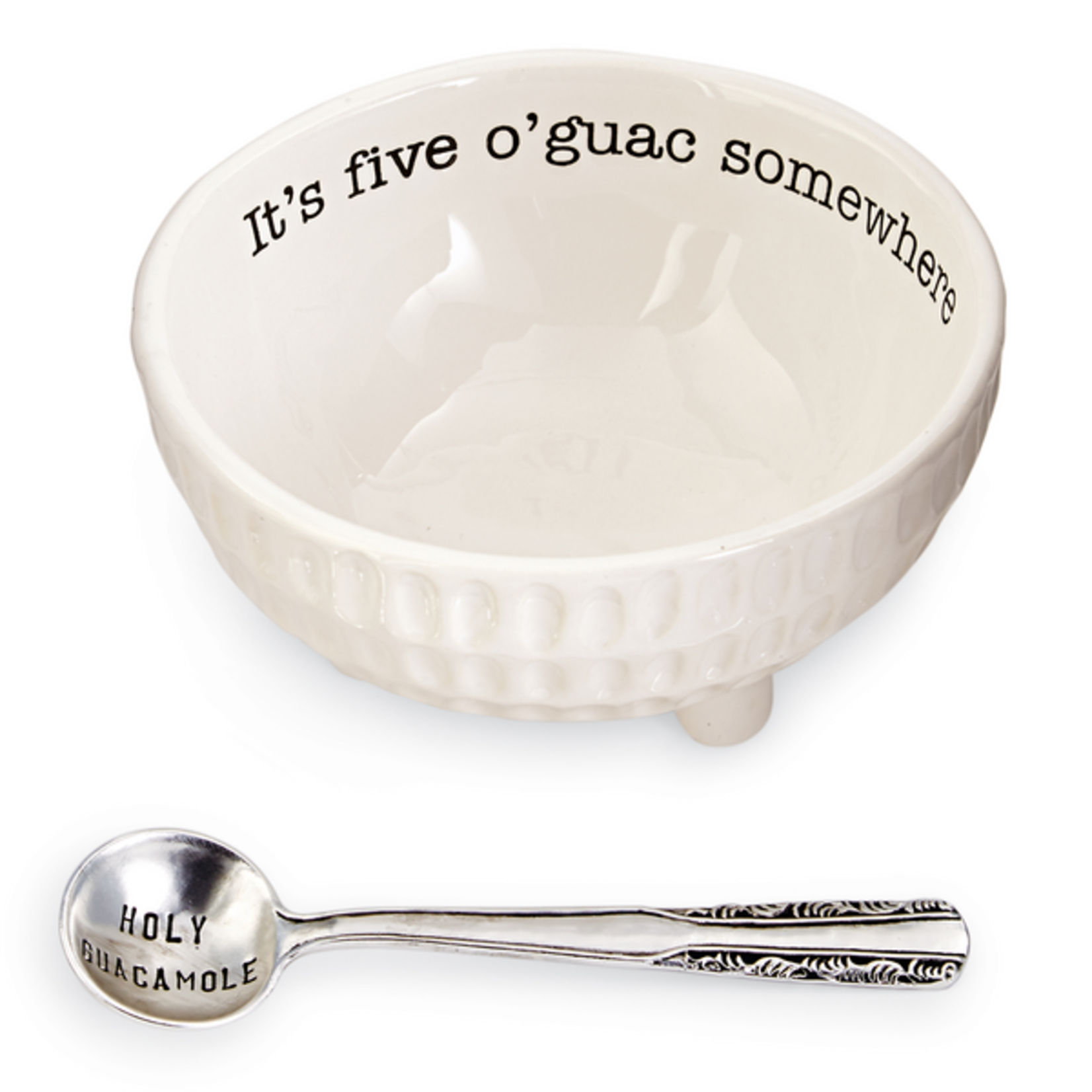 Mud Pie Guacamole Dip Cup Set - Five O'Guac Somewhere