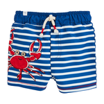 Mud Pie Boys' Crab Applique Swim Trunks