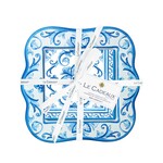 Le Cadeaux Le Cadeaux Mallorca Melamine Napkin Holder with Cocktail Napkins