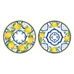Le Cadeaux Decorative Printed 4" Coaster Set of 20 - Palermo