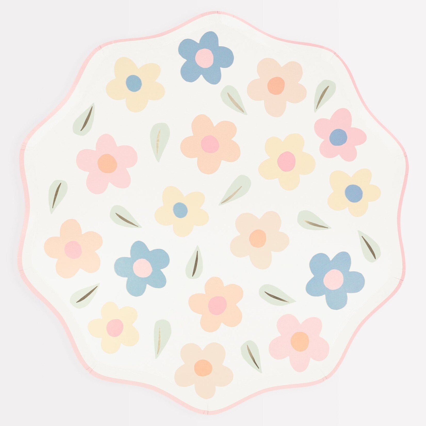 Meri Meri Happy Flowers Dinner Plates - Set of 8