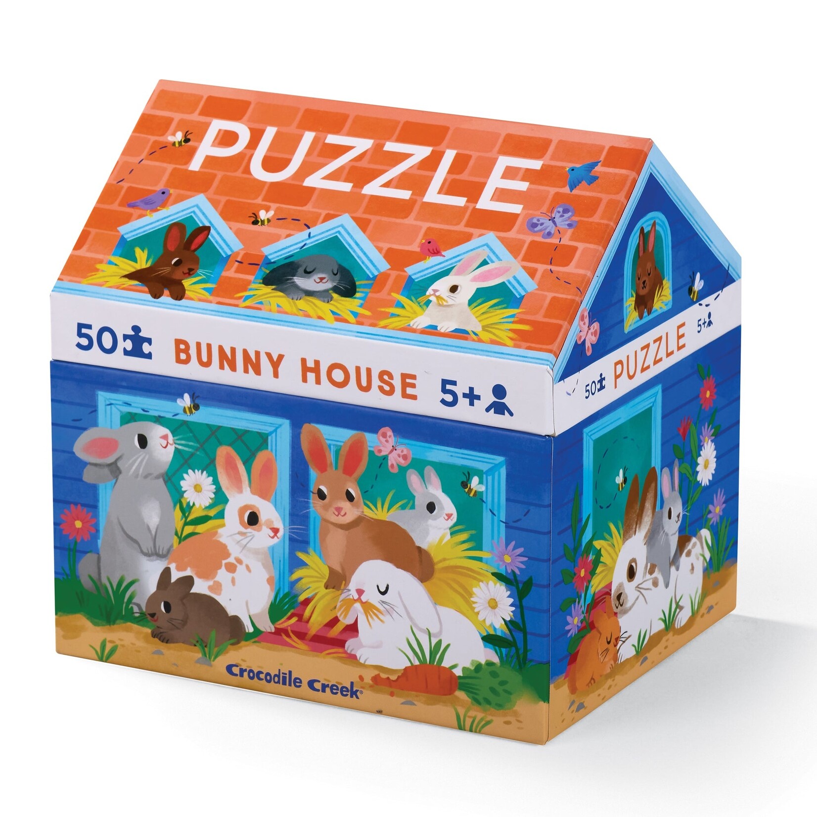 Crocodile Creek, LLC Bunny House 50-Piece House Puzzle