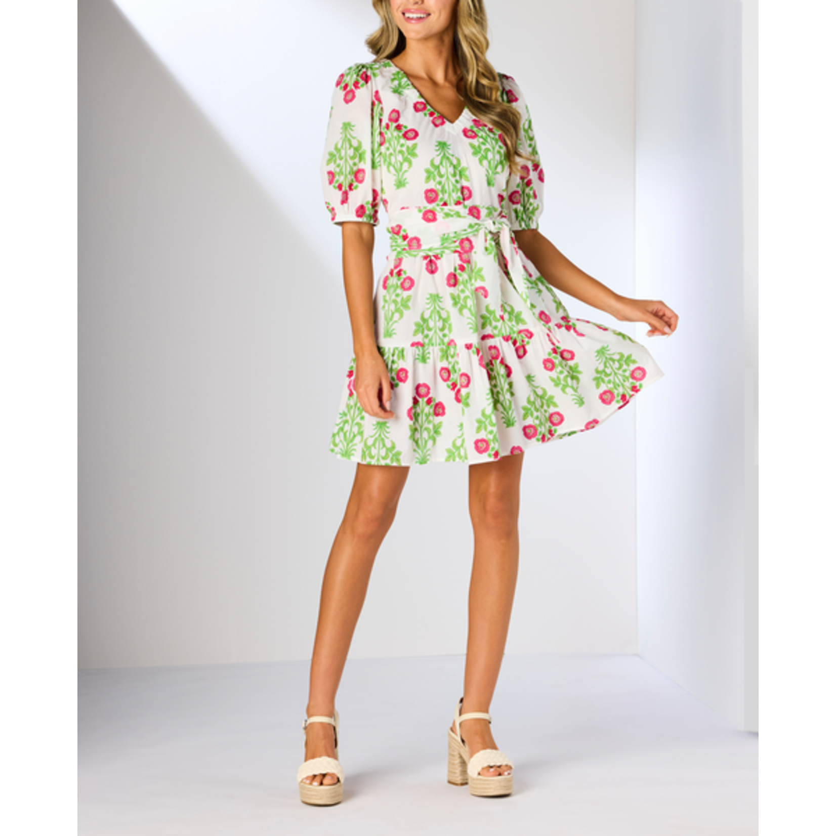 Mud Pie Mud Pie Audra V-Neck Dress