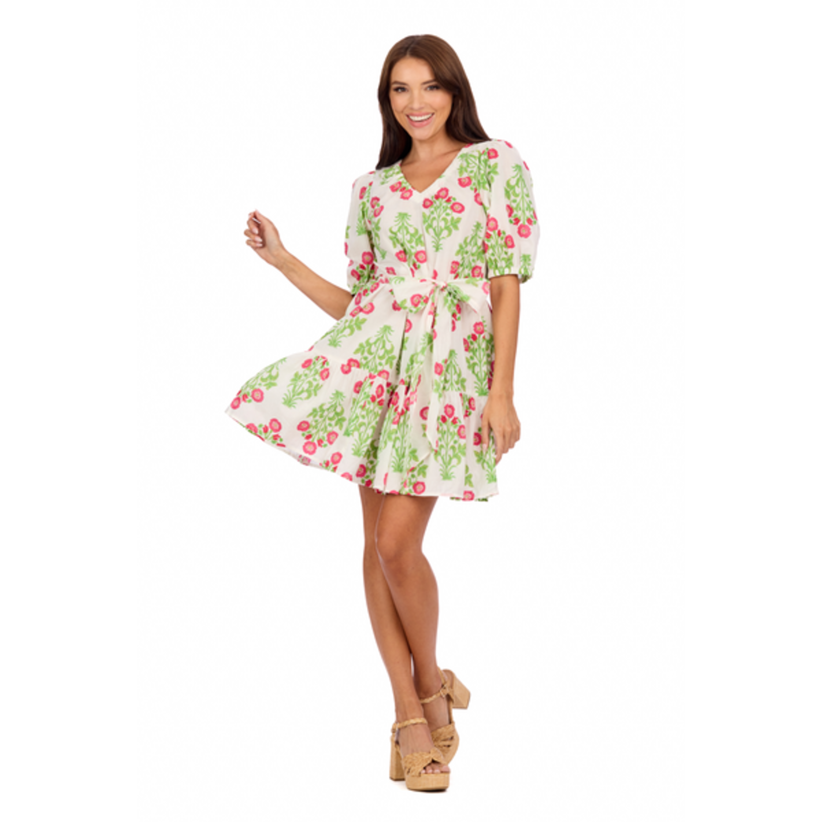 Mud Pie Mud Pie Audra V-Neck Dress