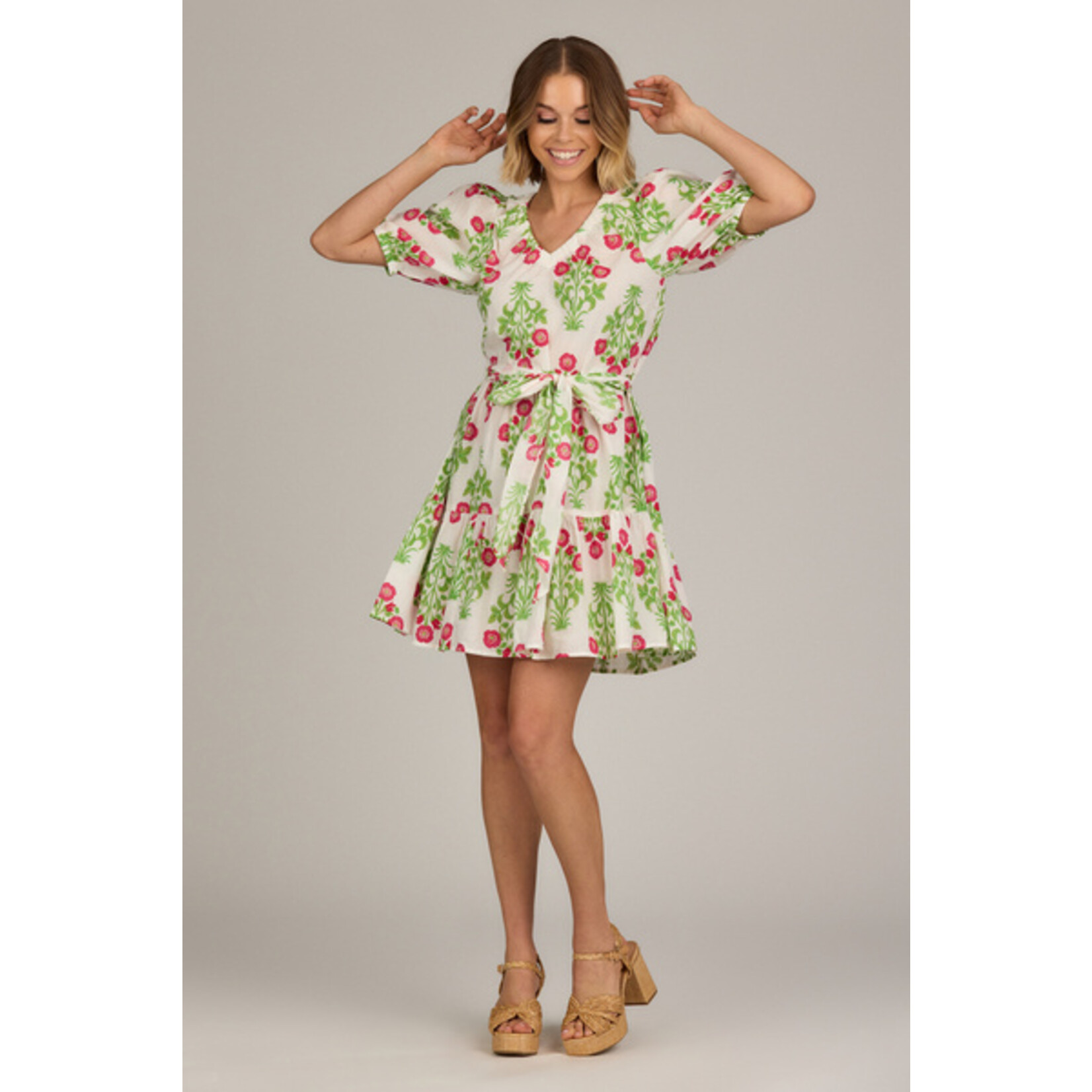Mud Pie Mud Pie Audra V-Neck Dress