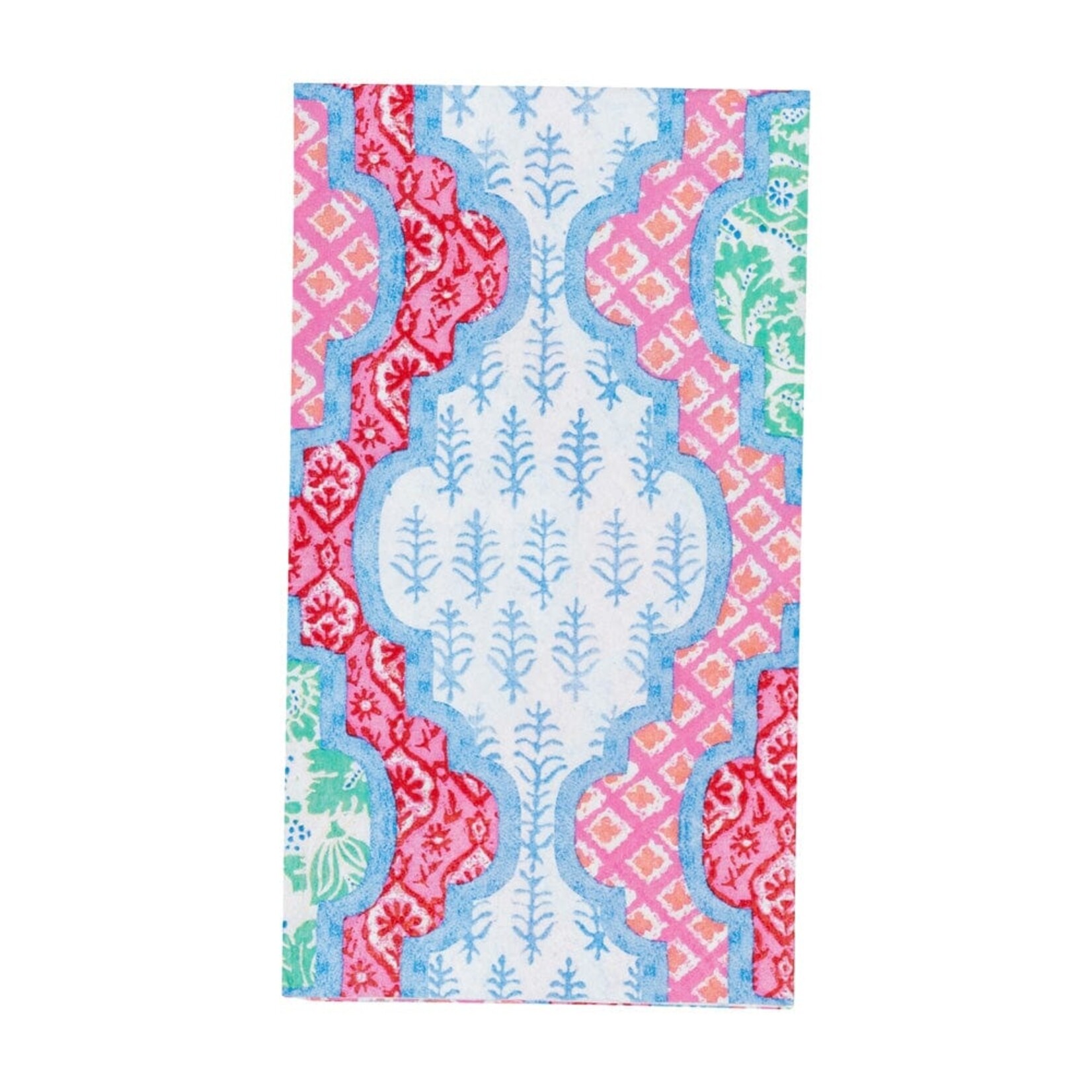 Caspari Caspari Cotton Pink Multi  Guest Napkins