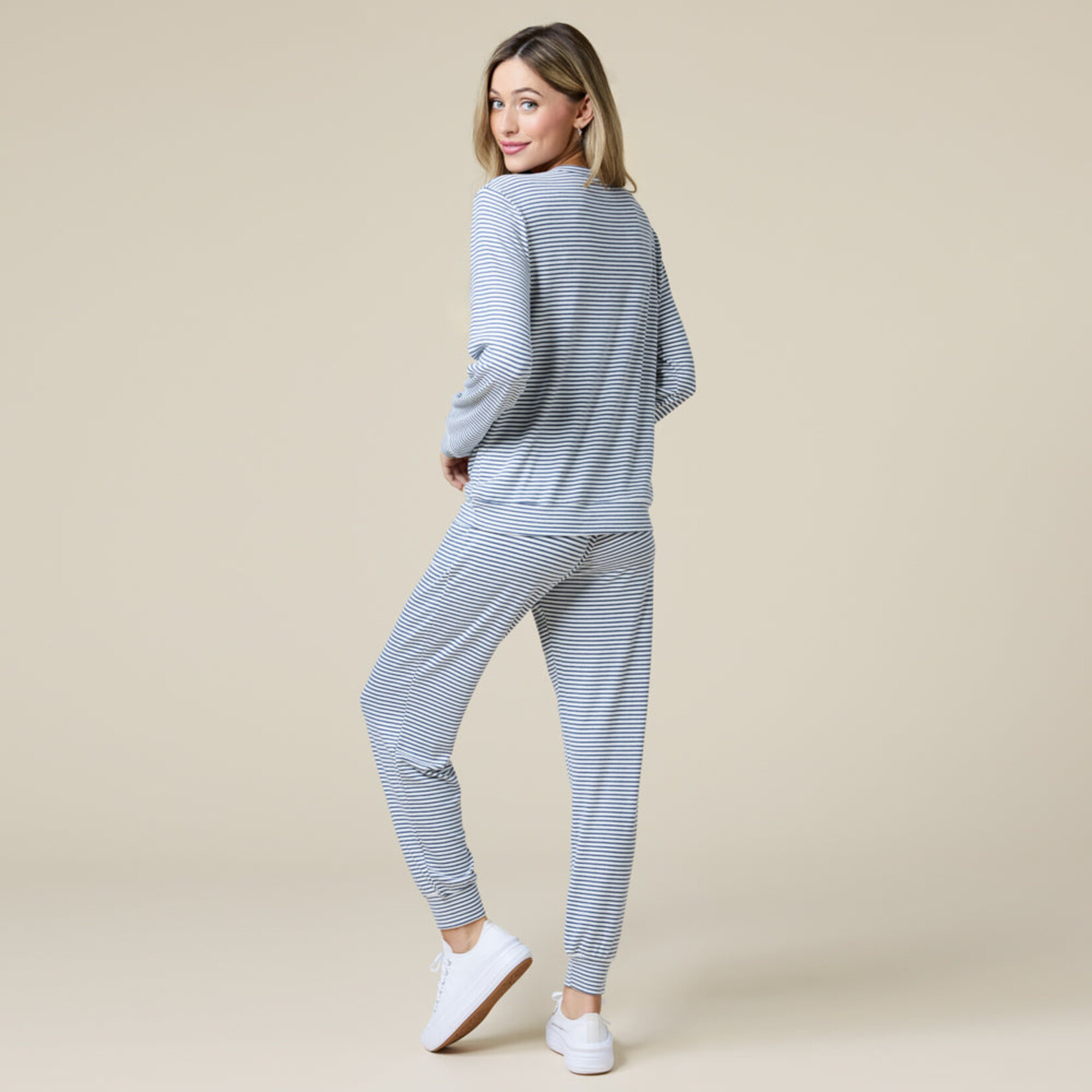 Softies Softies Dream Jersey Crew Neck Lounge Set