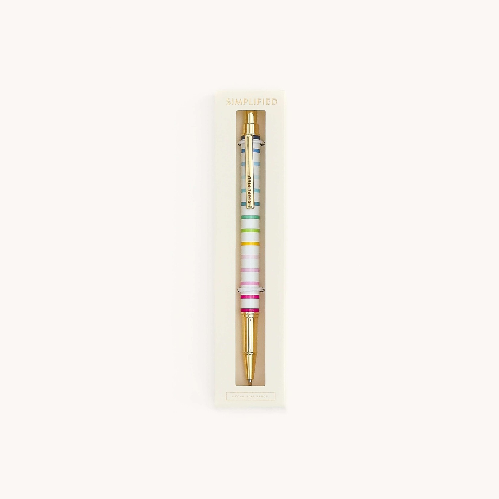 Simplified by Emily Ley Happy Stripe Mechanical Pencil