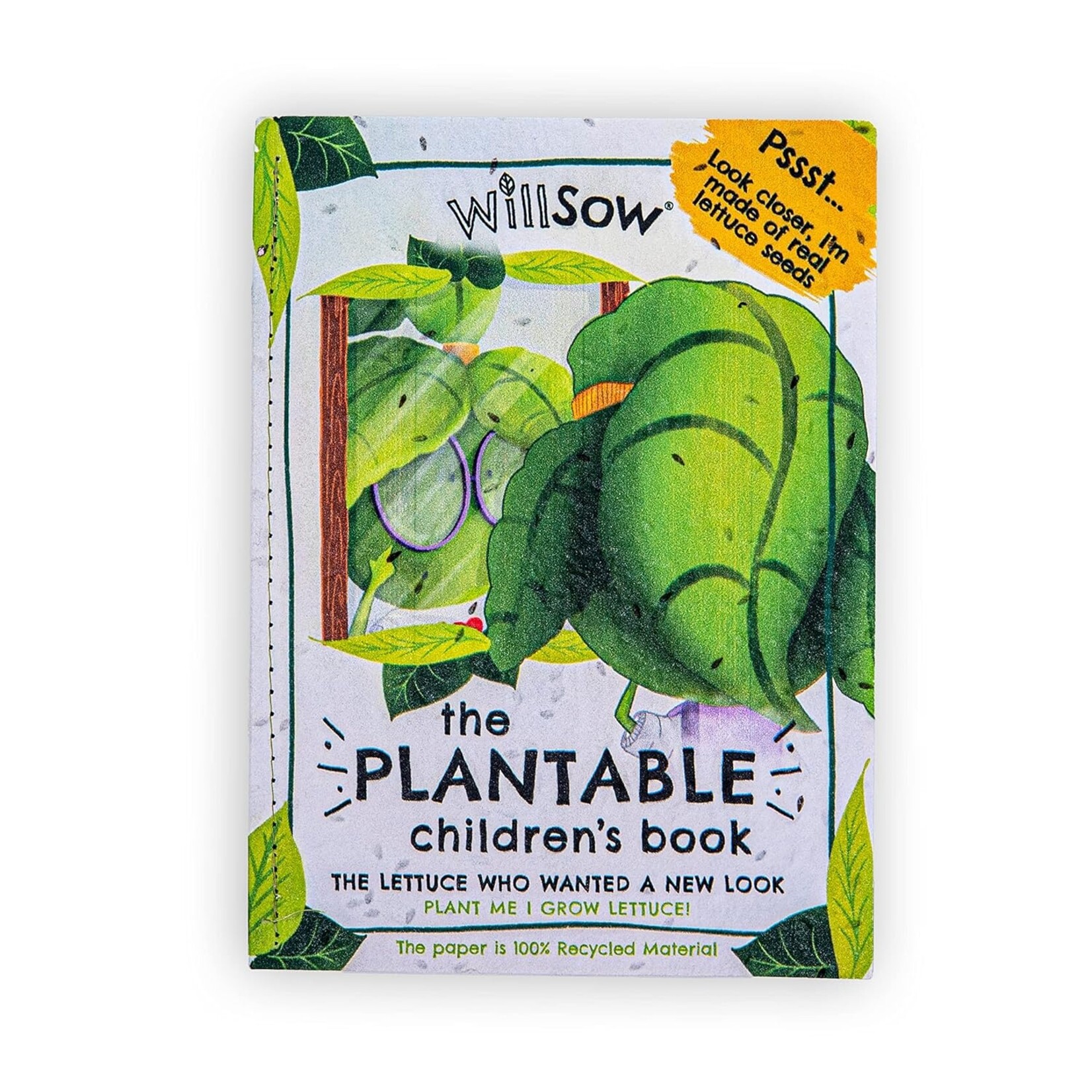 IPS Jackson The Lettuce Who Wanted A New Book Look (Plantable Book)