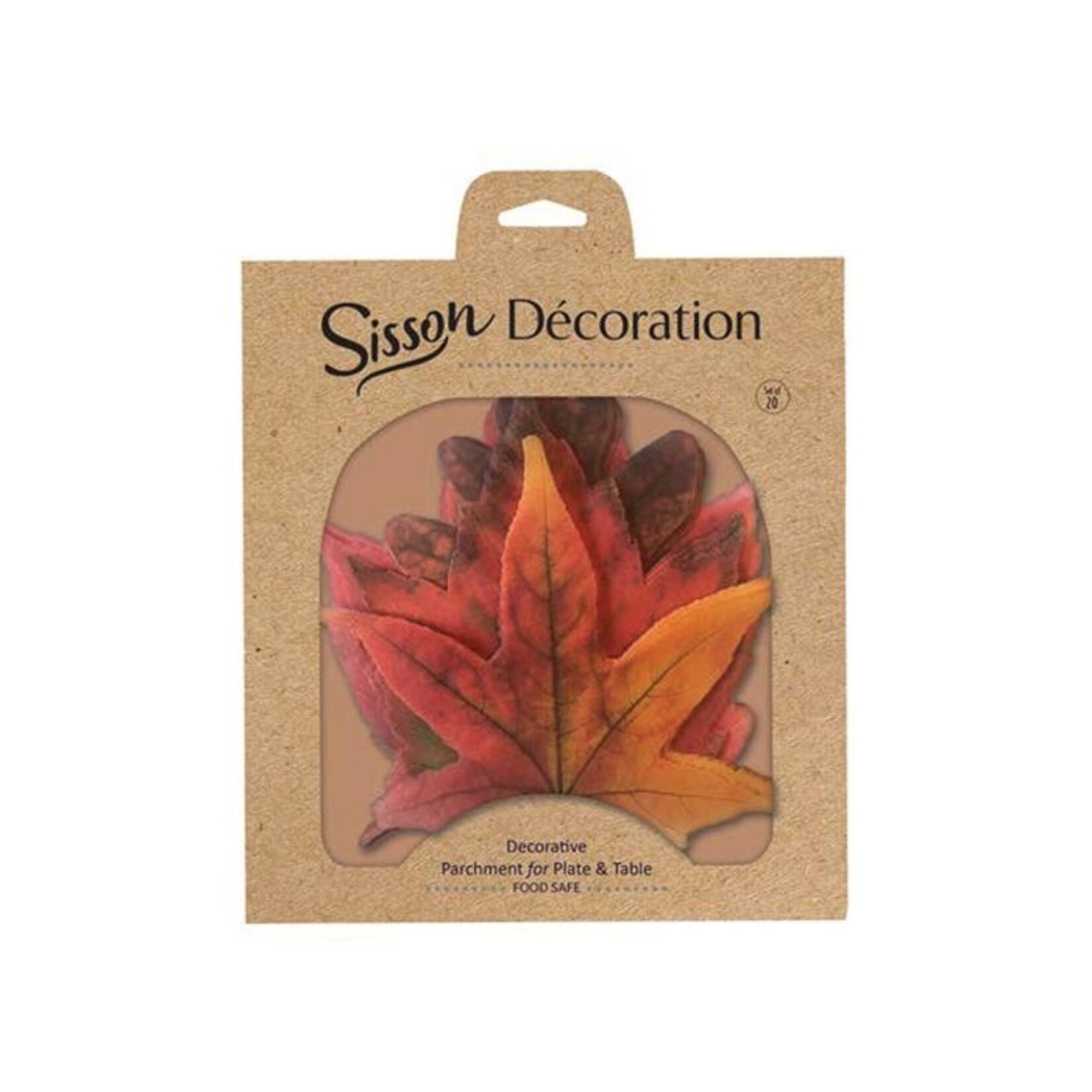 HIC Harold Import Co Sisson Fall Parchment Leaves - Set of 20