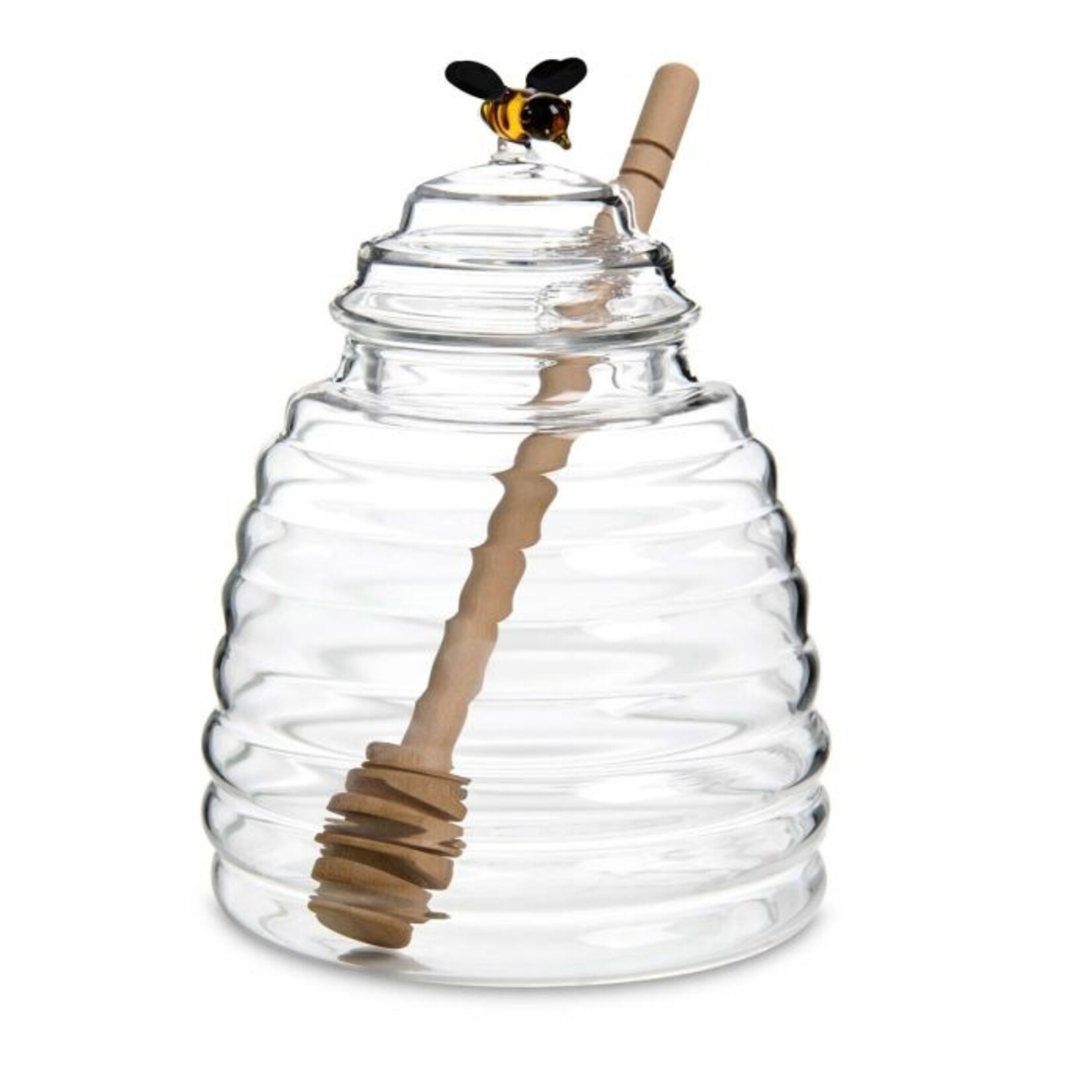 HIC Harold Import Co HIC Kitchen Honey Jar Glass Beehive-shaped Jar