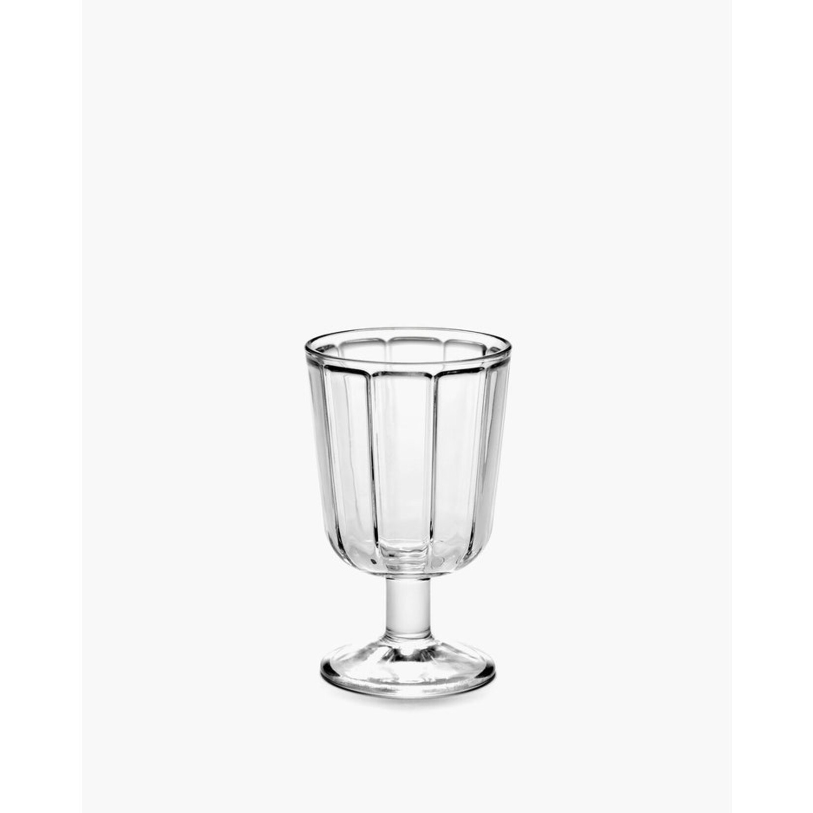 Serax White Wine Glass Transparent Surface  by Sergio Herman