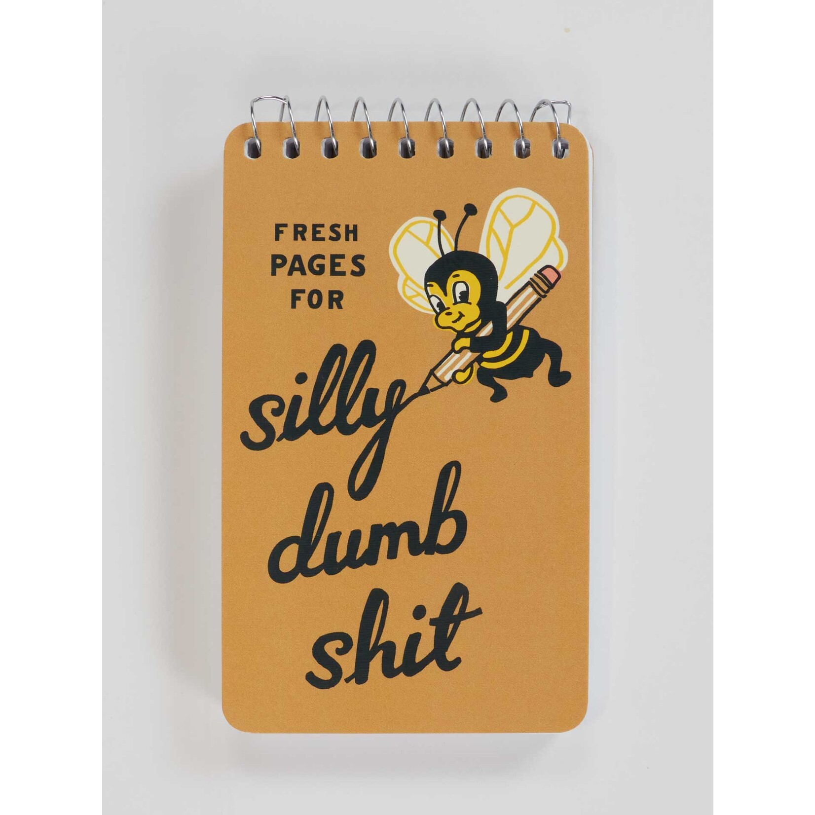Blue Q Blue Q Silly Dumb Shit 3x5 Spiral Notebook