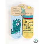 Blue Q Blue Q I Love Your Face/ If You Drop Me I'll Remember Baby Socks