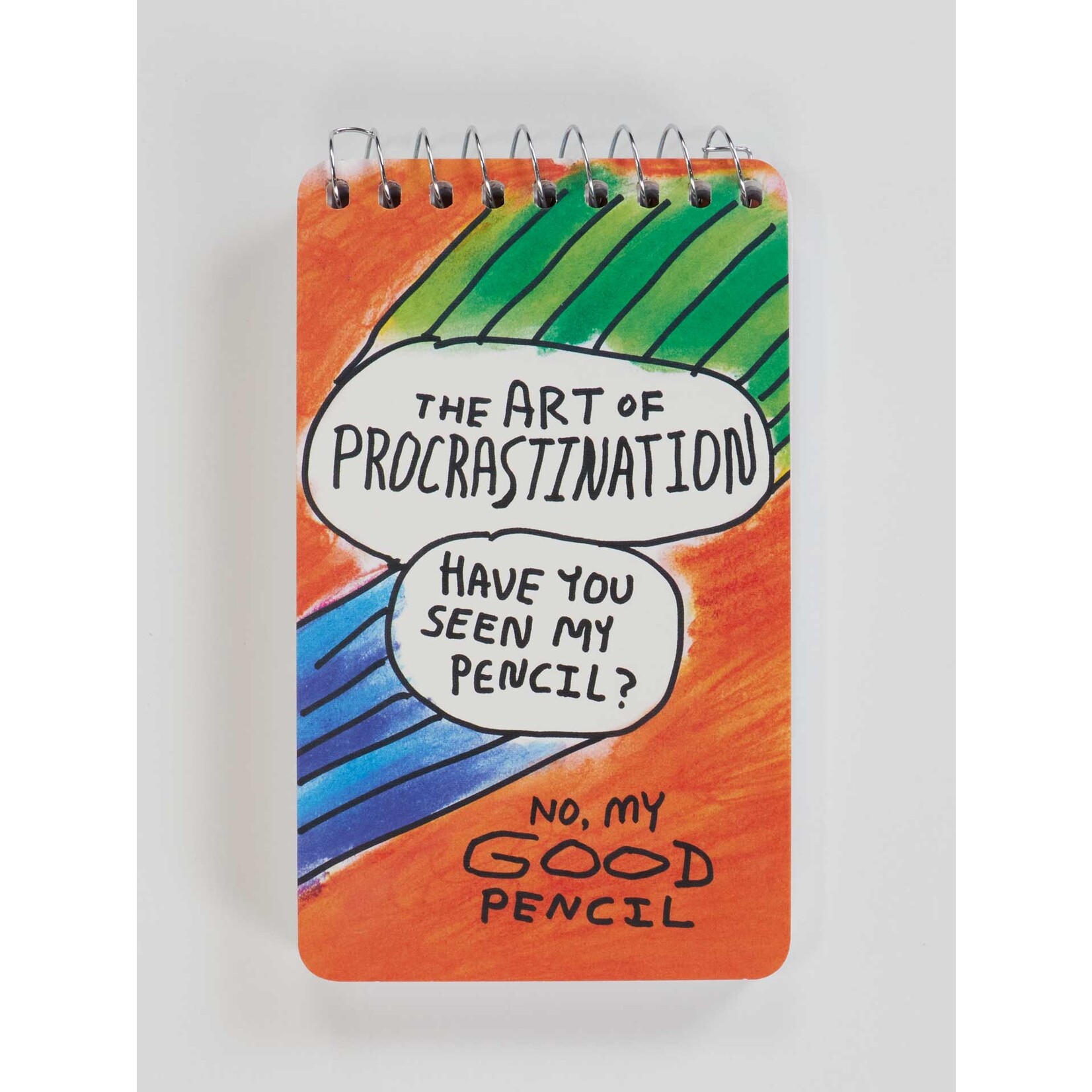 Blue Q Blue Q The Art Of Procrastination. Have You Seen My Pencil? No, My Good Pencil 3x5 Spiral Notebook