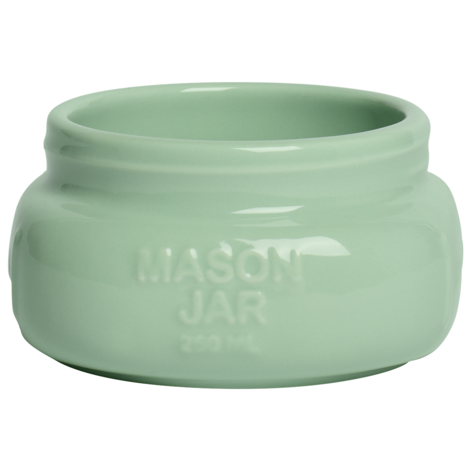 Fishs Eddy Fishs Eddy Farmers Market - Short/Wide Mason Jar -  (8oz)