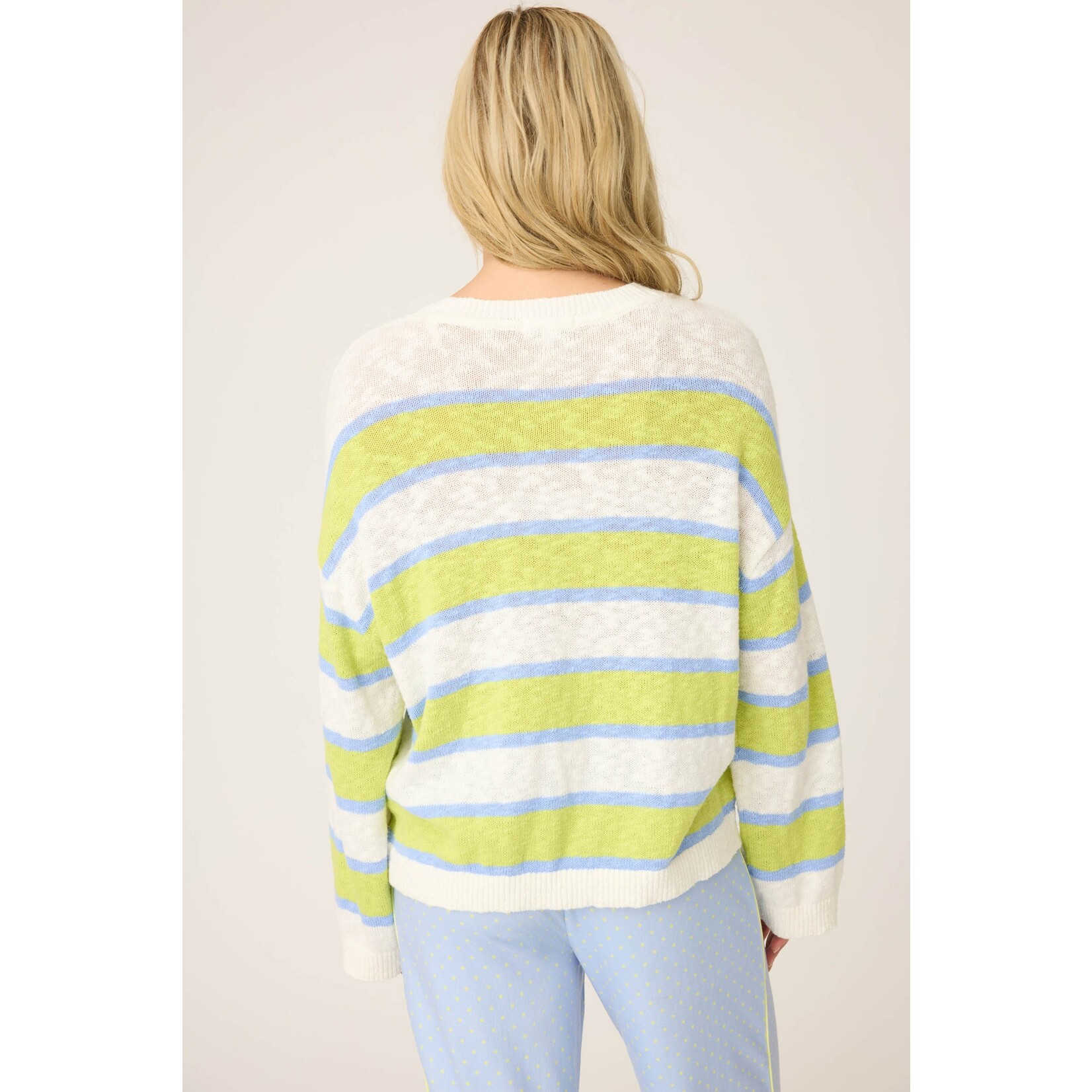 P.J. Salvage Beautiful Life Striped Snuggle Sweater