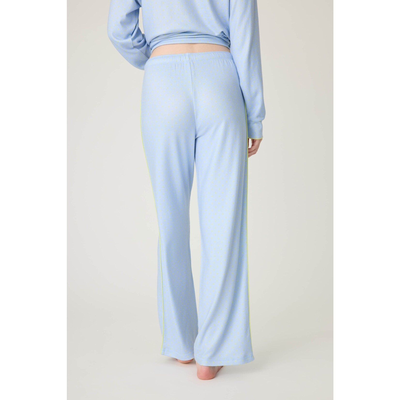 P.J. Salvage Beautiful Life Polka Dot Open Leg Pant