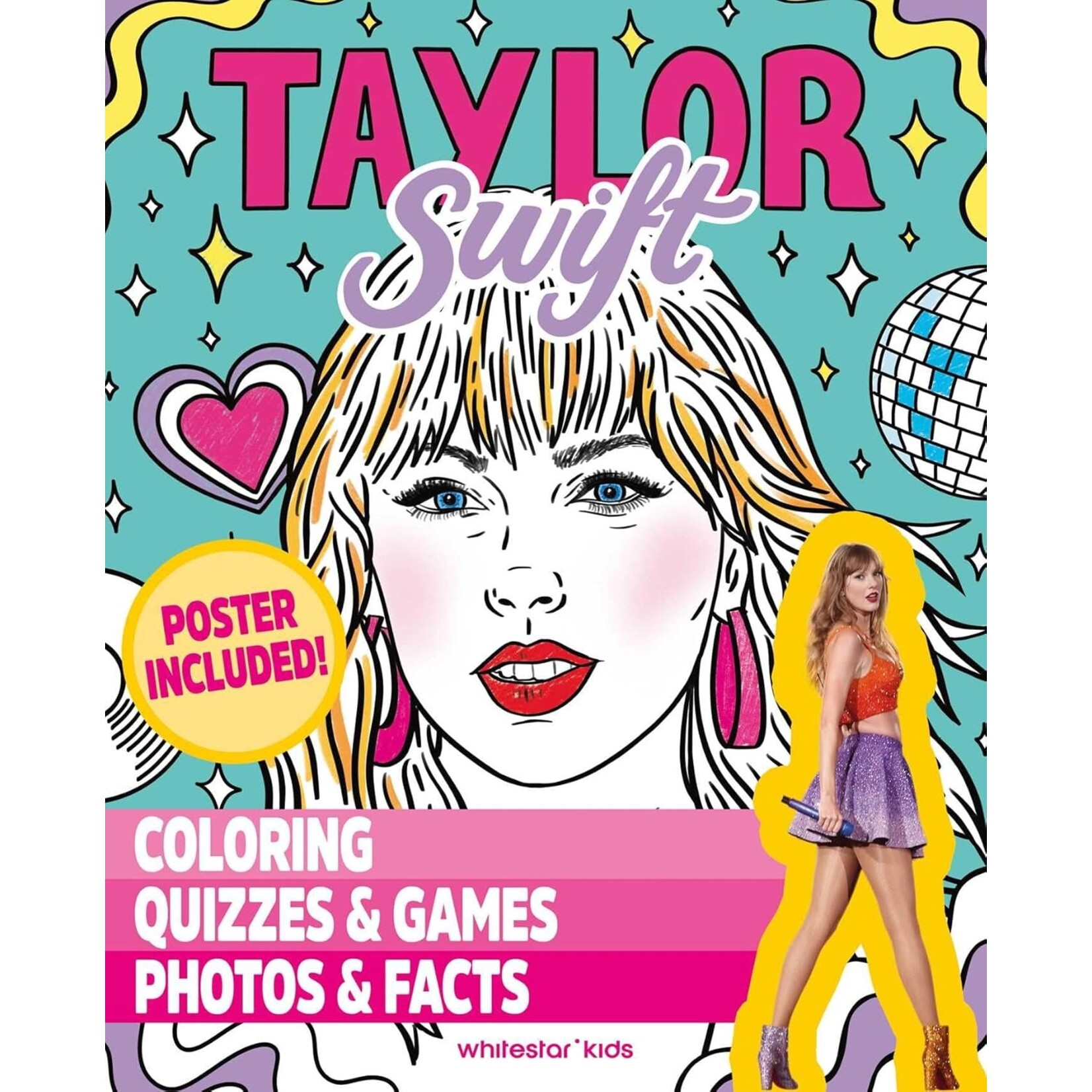 Simon & Schuster Taylor Swift Coloring Quizzes anf Games