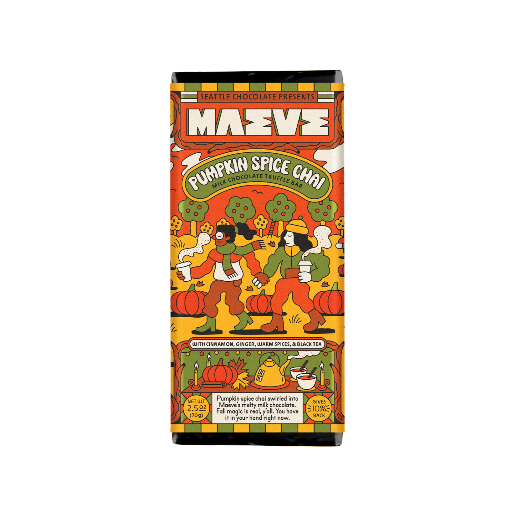 Seattle Chocolate Company, LLC Seattle Chocolate 2.5 oz. Bar