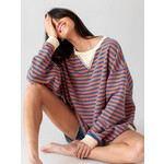 Natural Life Oversized Striped Crewneck - S/M