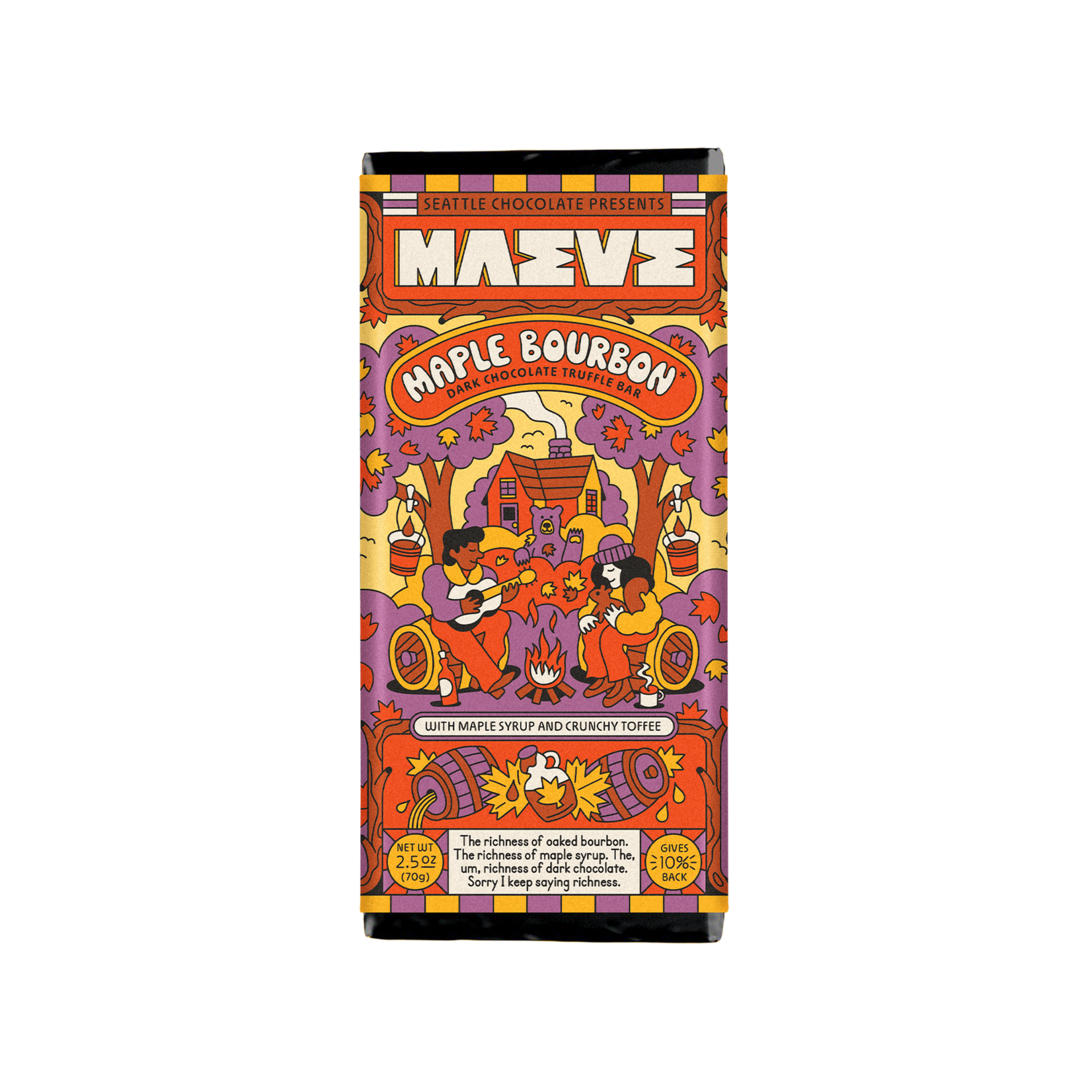 Seattle Chocolate Company, LLC Seattle Chocolate 2.5 oz. Bar