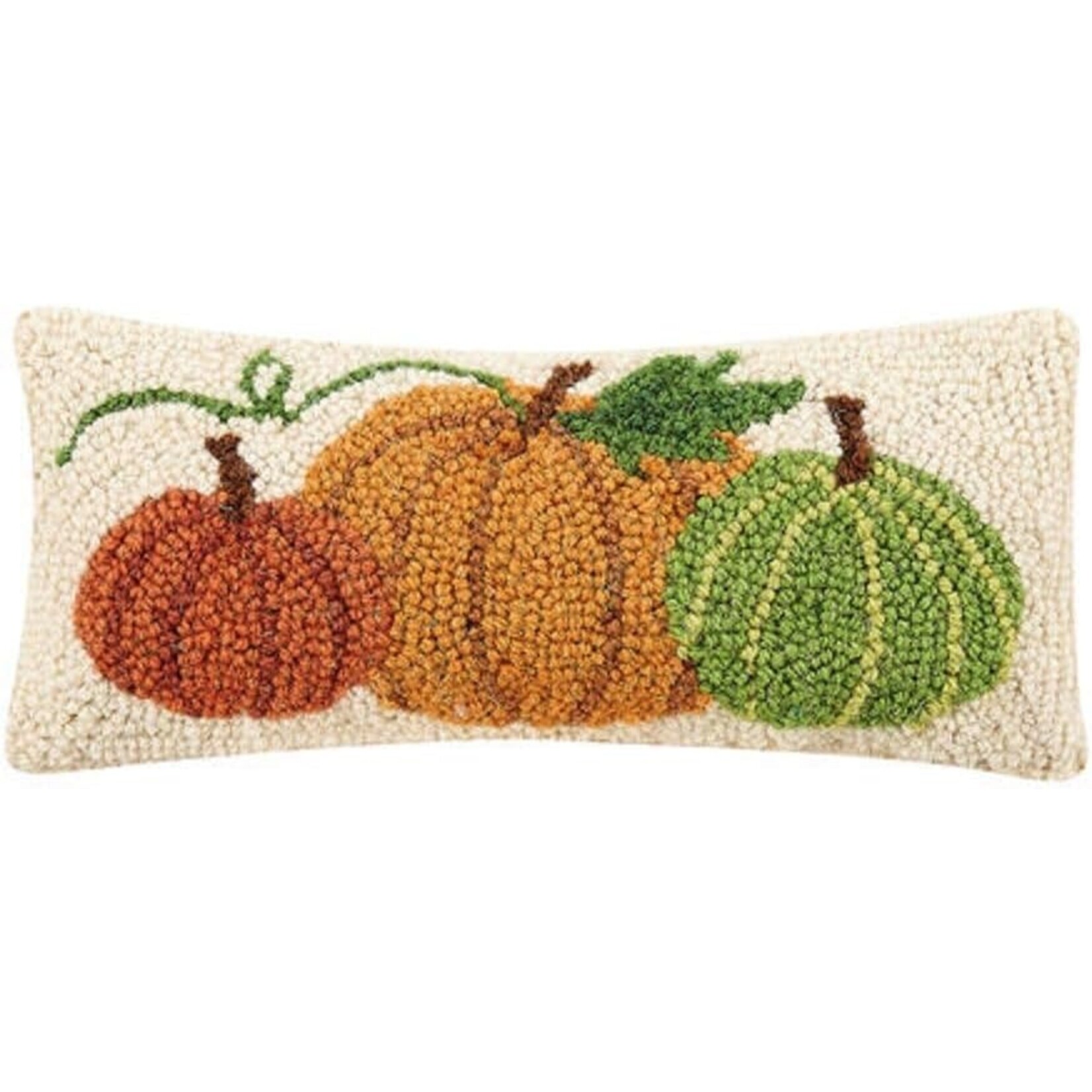 Peking Handicraft Pumpkins Hook Pillow 12x5