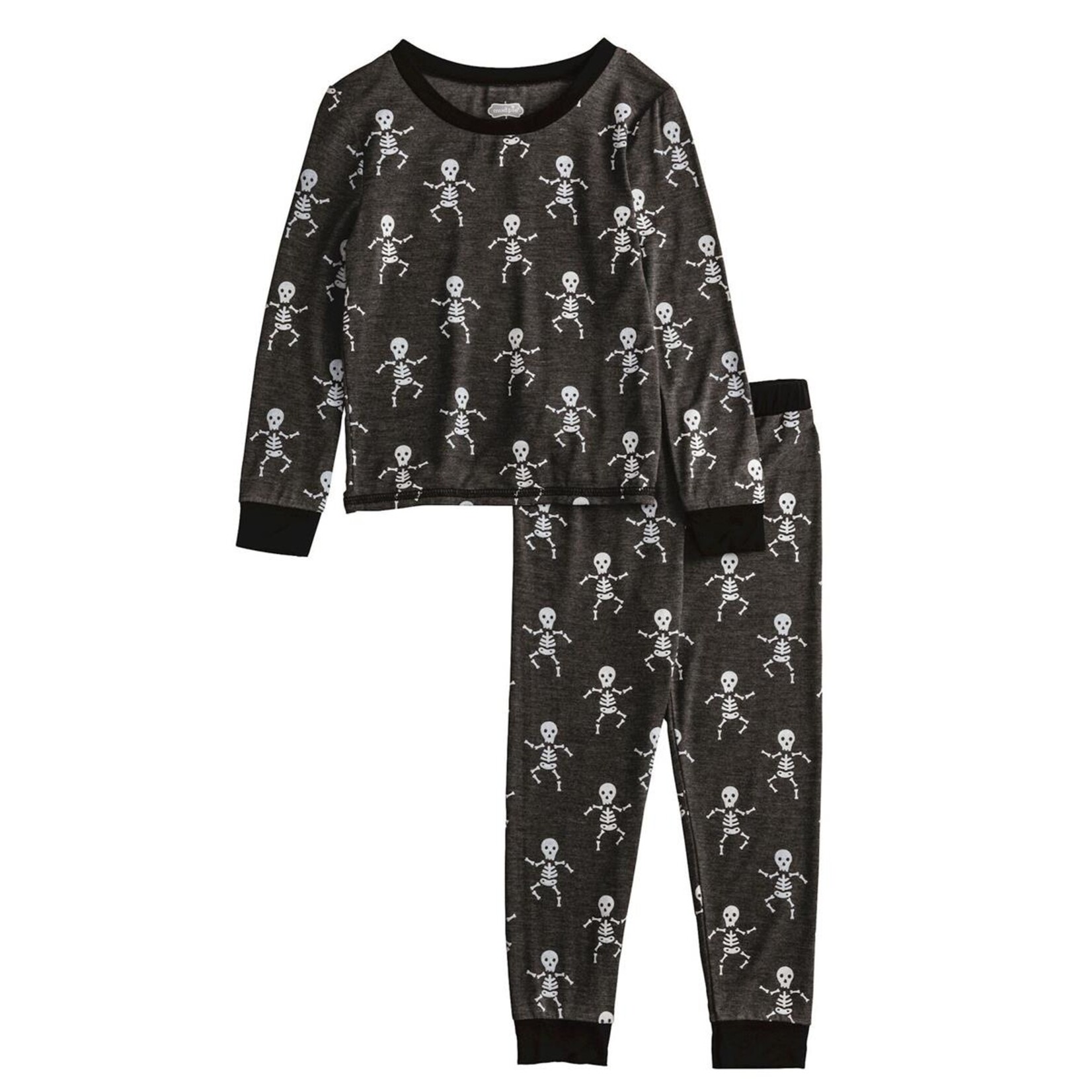 Mud Pie Skeleton Glow Toddler Pajamas