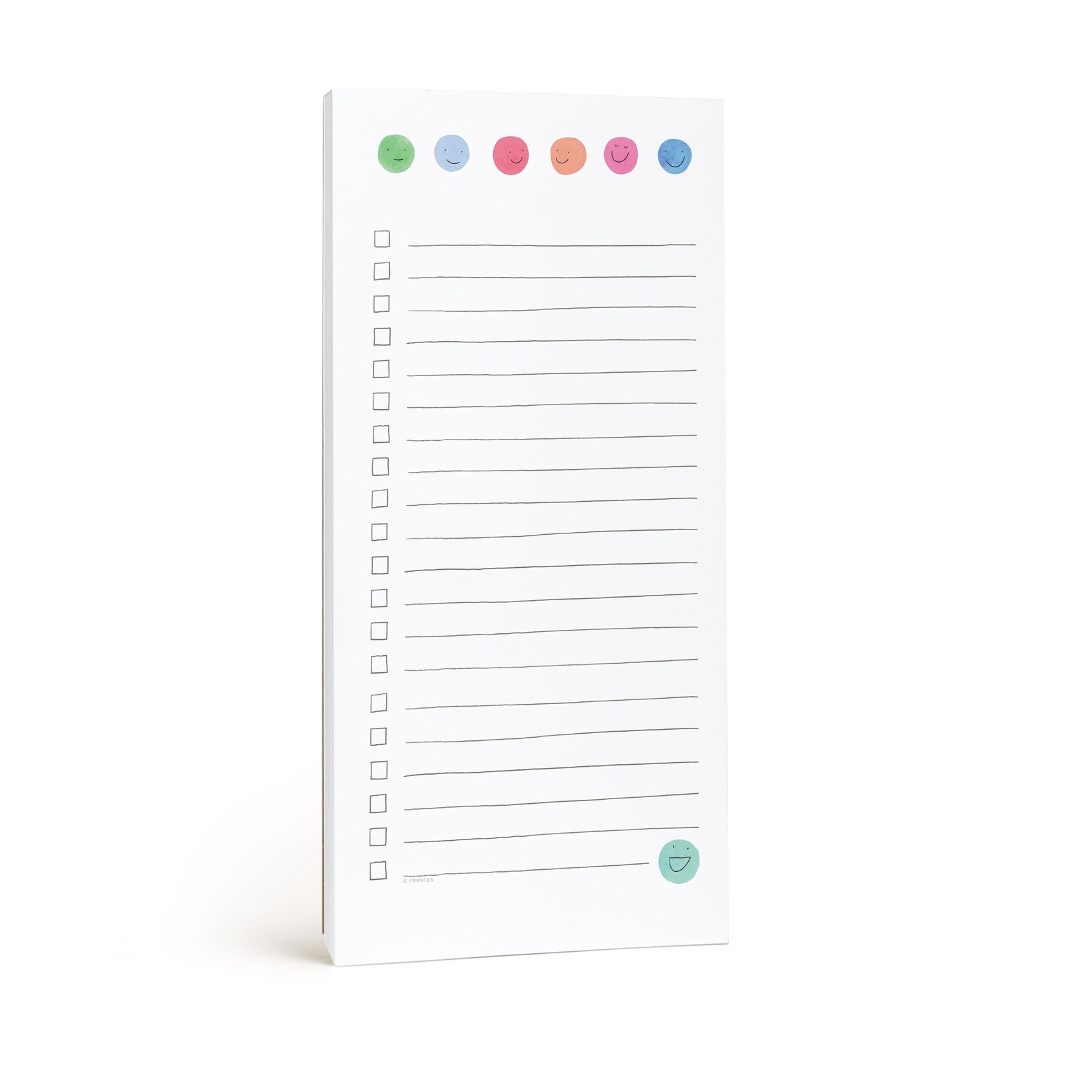E. Frances Happy Dots Market Notepad