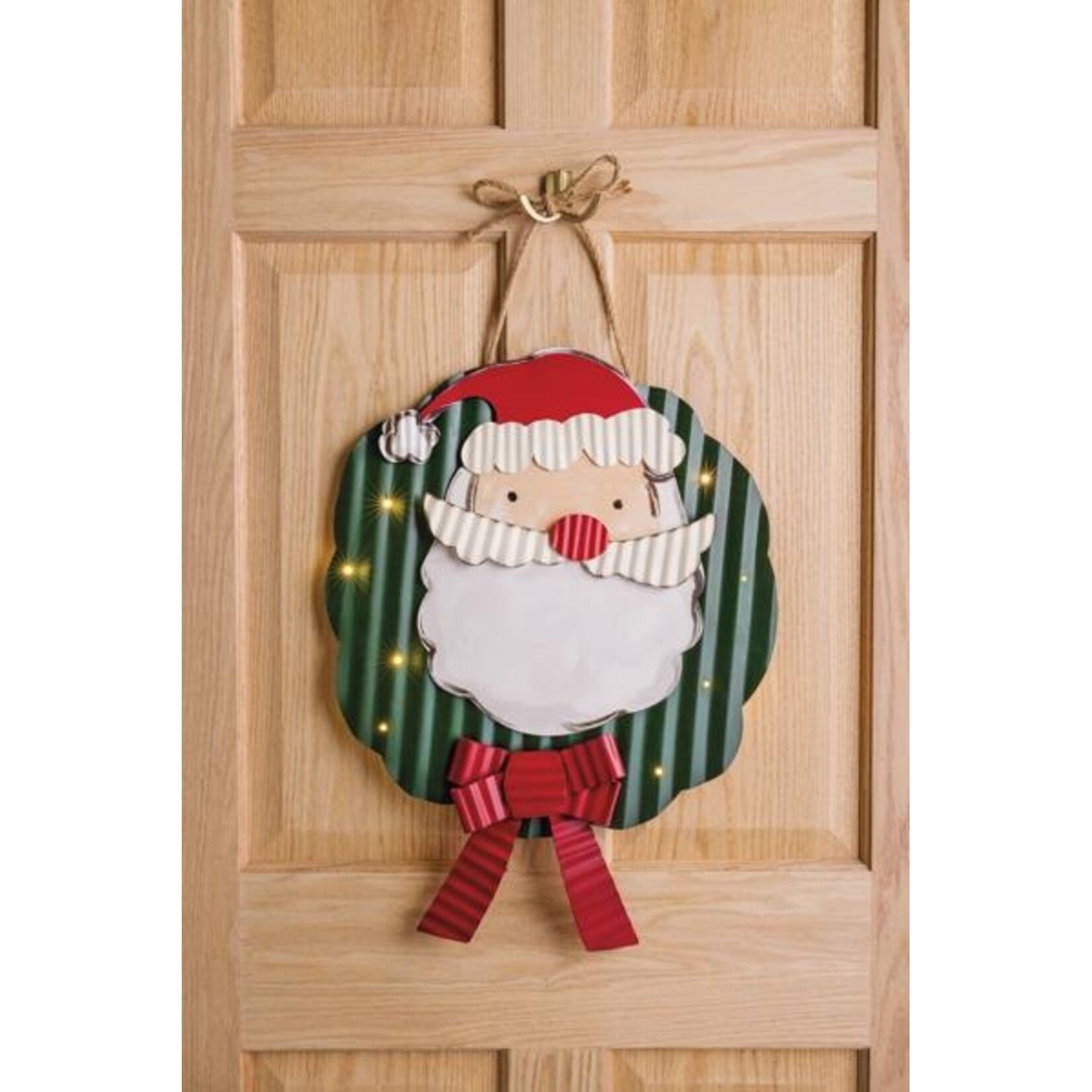 Mud Pie Santa Wreath Door Hanger