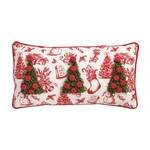 Mud Pie Christmas Tree Embellished Pillow