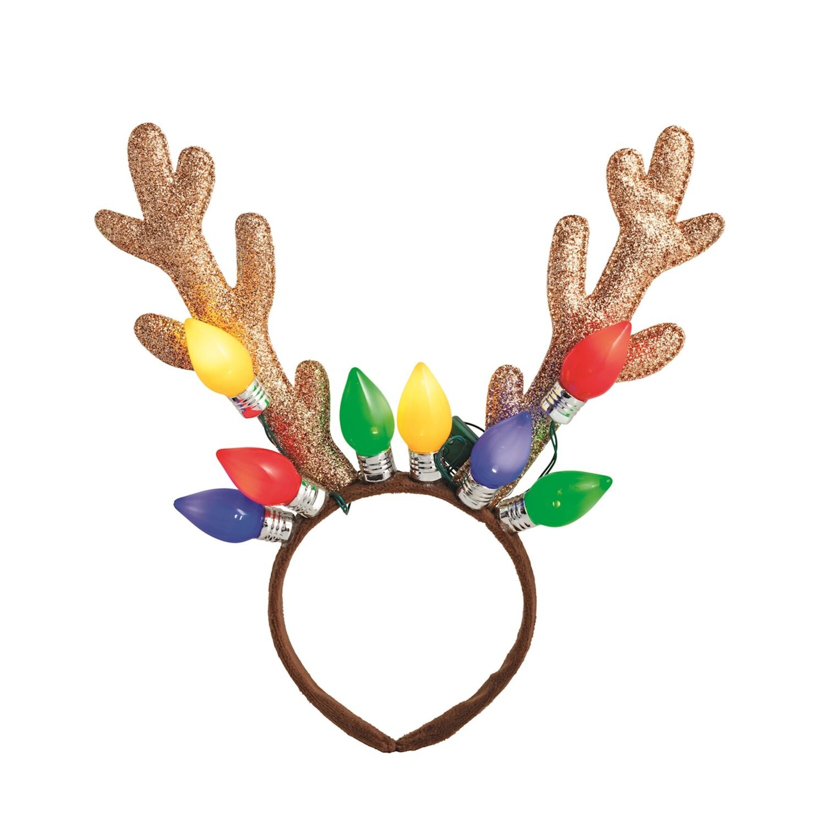 Mud Pie Light-Up Reindeer Headband