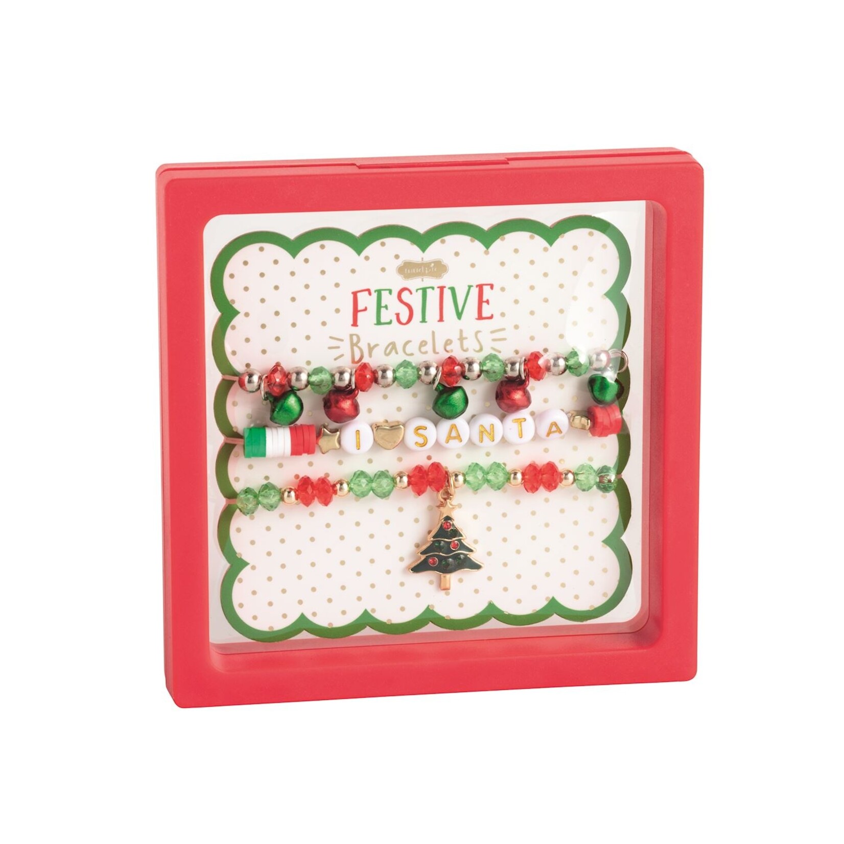 Mud Pie Christmas Beaded Bracelets