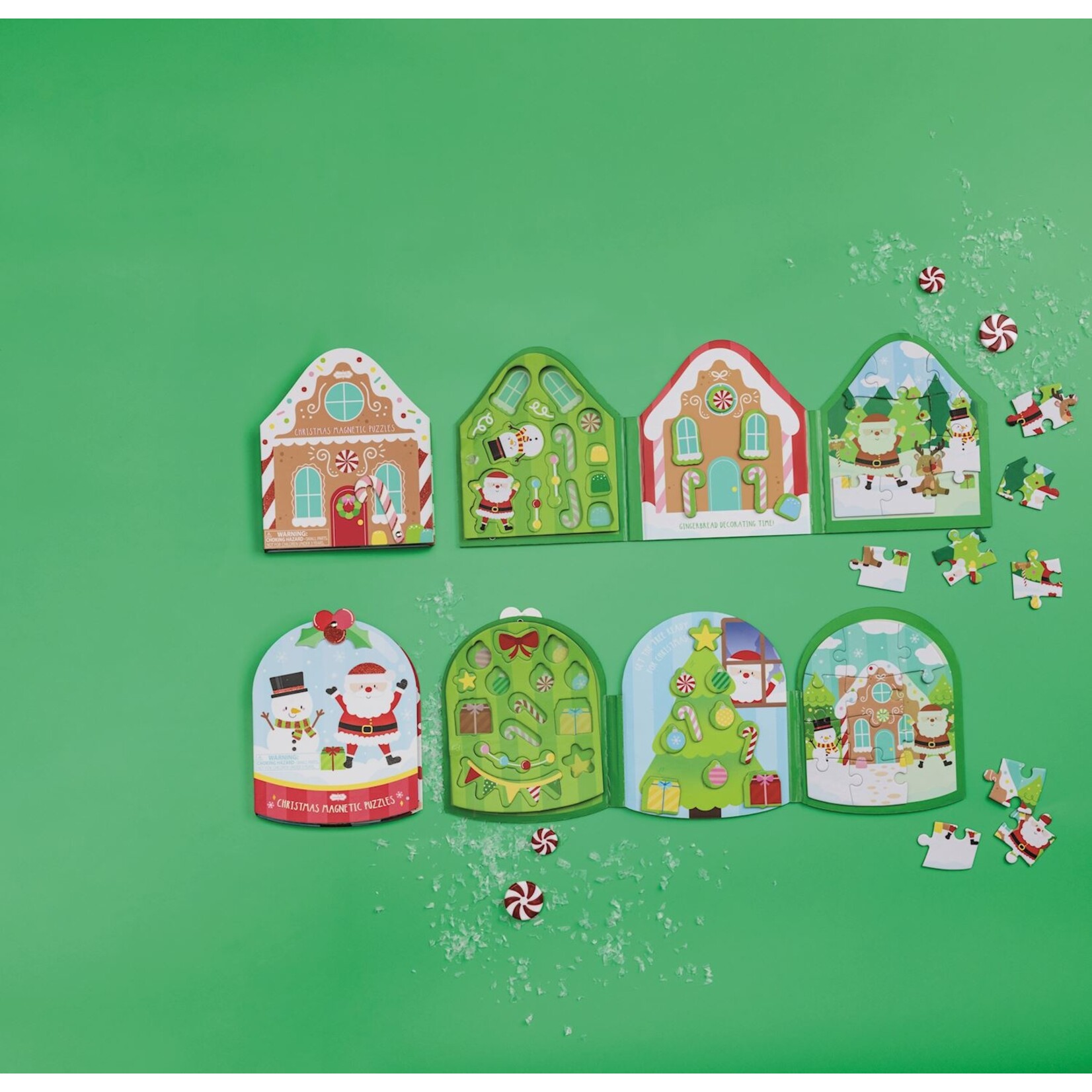 Mud Pie Christmas Holiday Magnetic Book