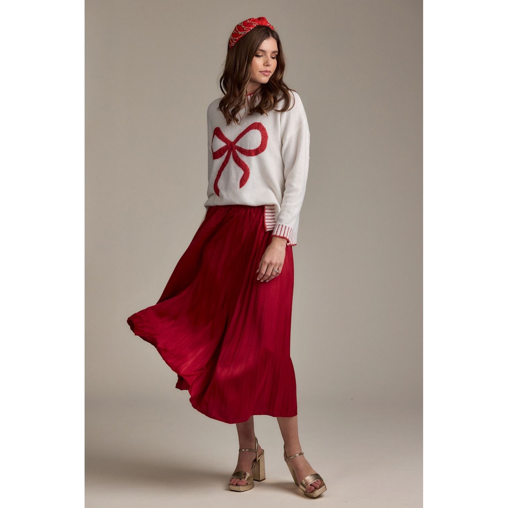 Mud Pie Wilder Bow Sweater