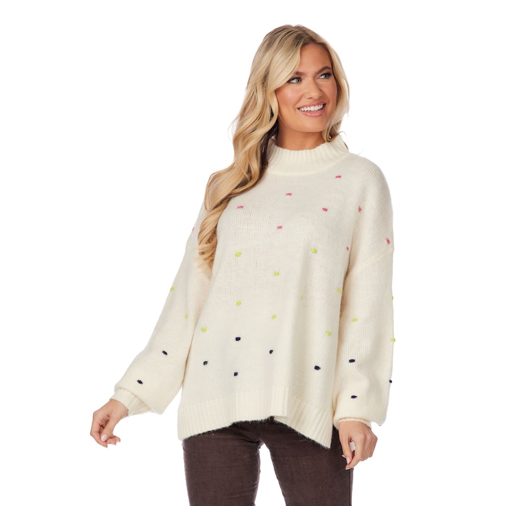 Mud Pie Novie Pom Pom Sweater