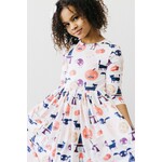 Mila & Rose Mila & Rose Boo Crew 3/4 Sleeve Dress