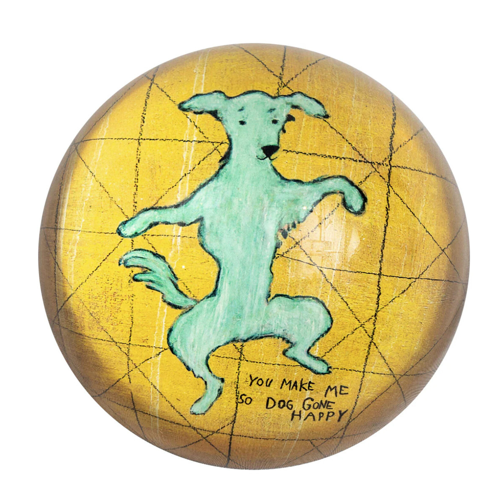 Sugarboo & Co. Dancing Dog Paperweight 4 x 4