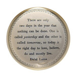 Sugarboo & Co. Today is the Right Day Paperweight 4 x 4