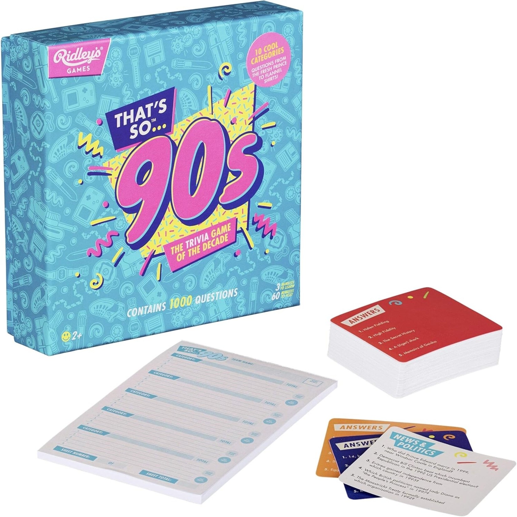 Hachette Book Group That's So 90's Trivia Game of the Decades