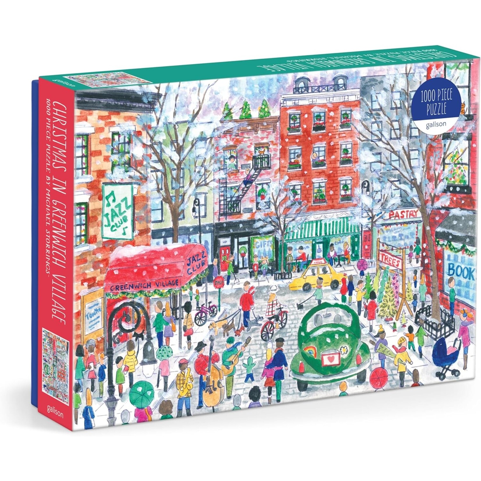 Hachette Book Group Christmas In Greenwich Village 1000 Piece Puzzle
