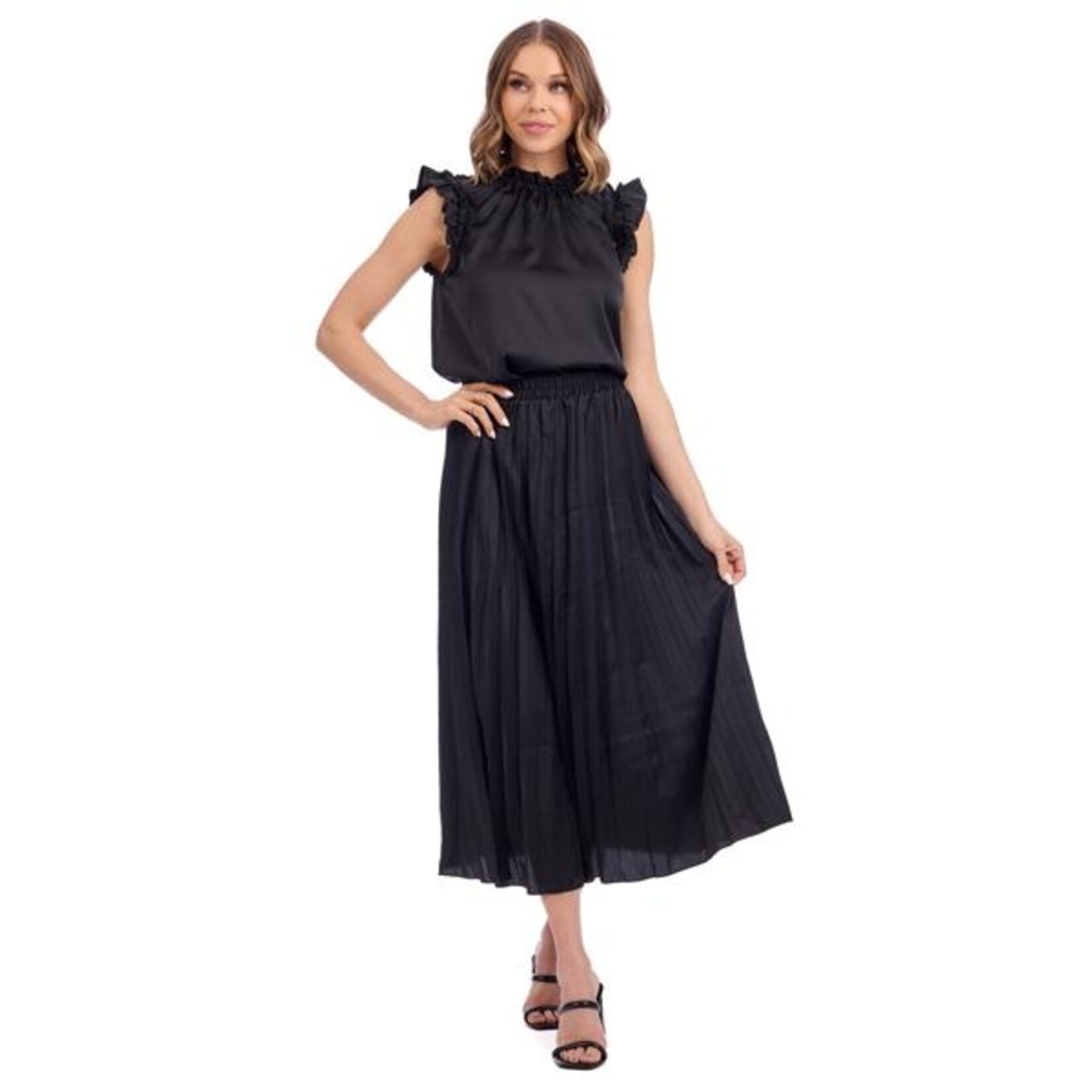 Mud Pie Townes Pleated Skirt
