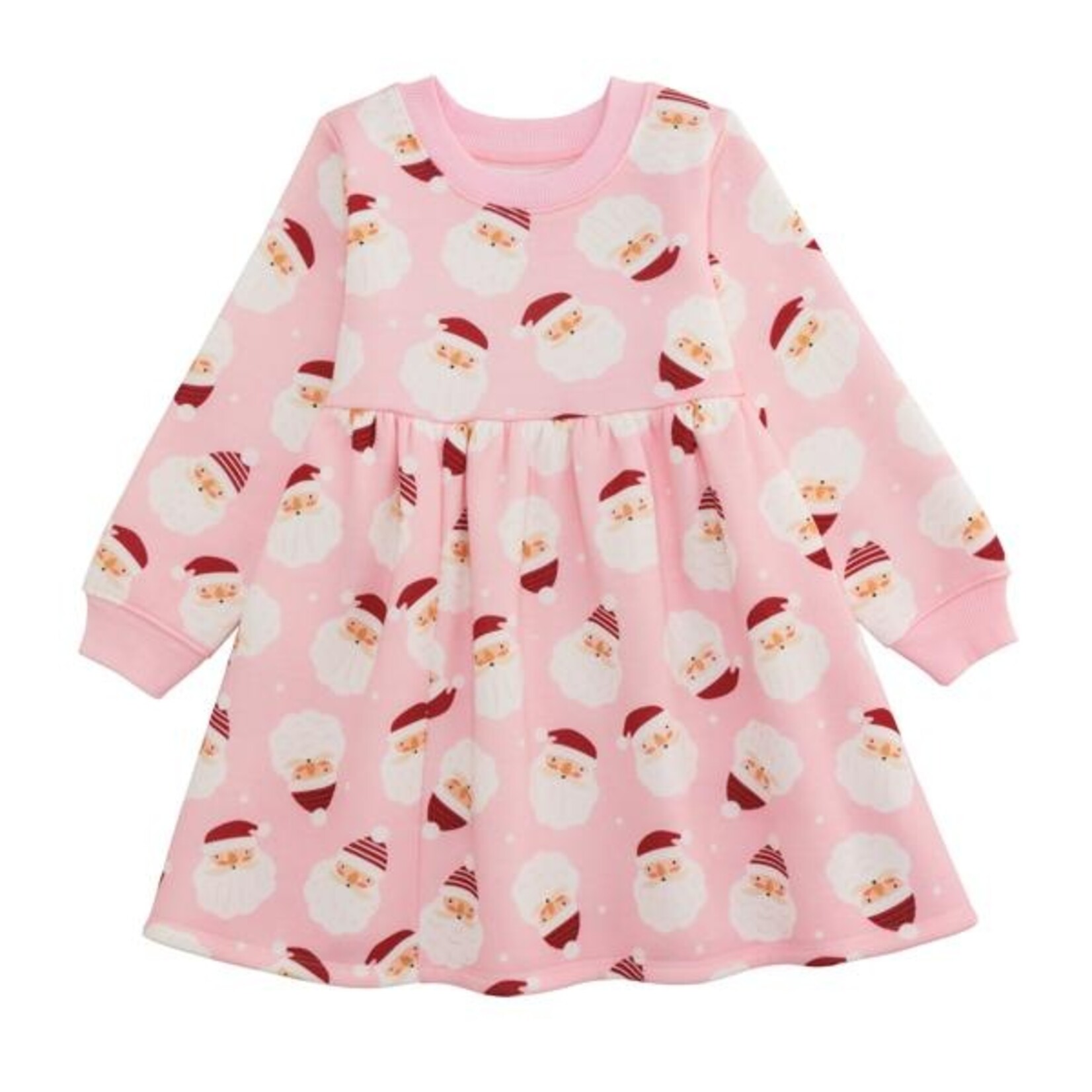Mud Pie Printed Santa Dress