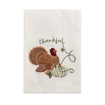 Mud Pie Turkey Velvet Dish Towel