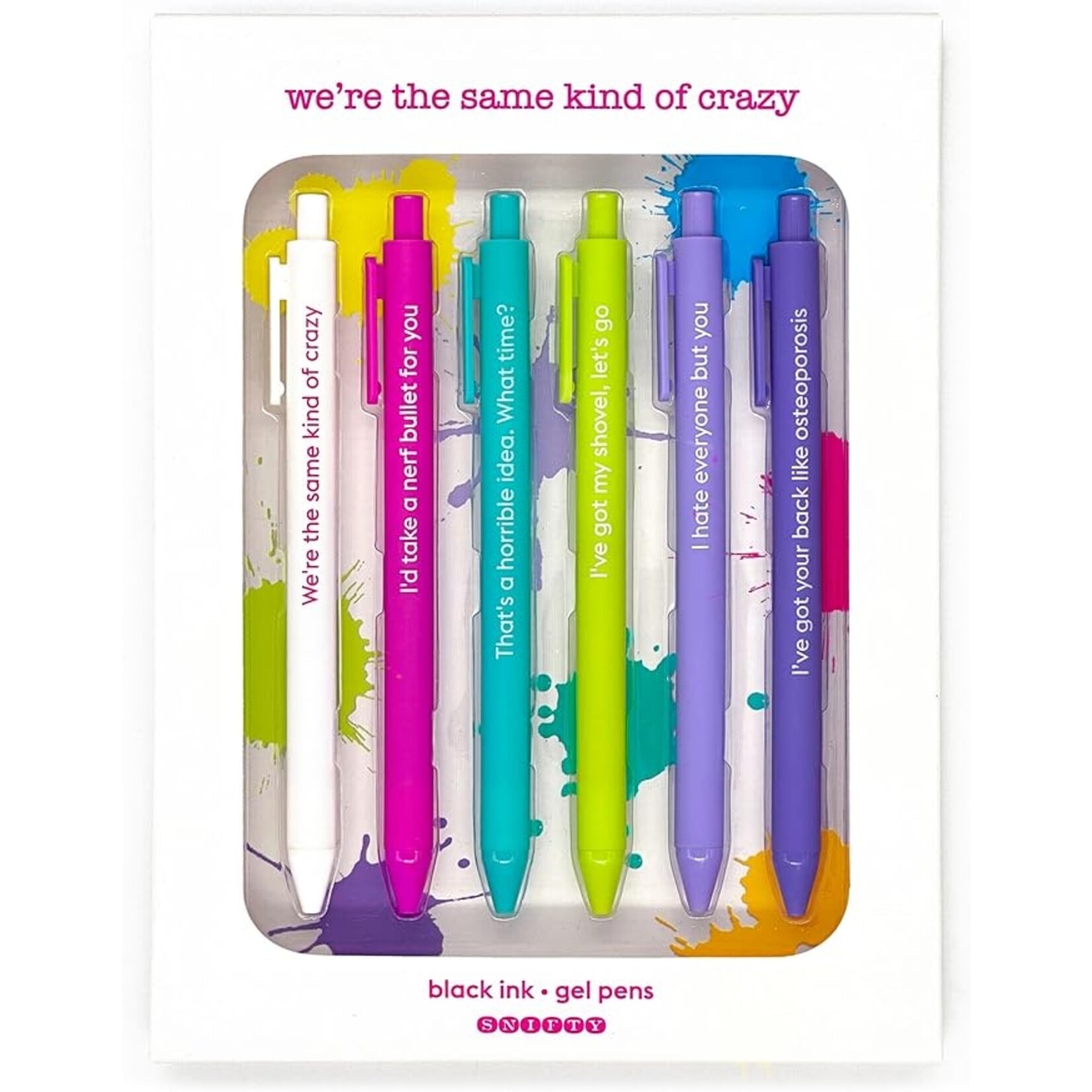 Snifty We're the Same Kind of Crazy Gel Pen Set