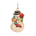 Abbott Retro Snowman Ornament