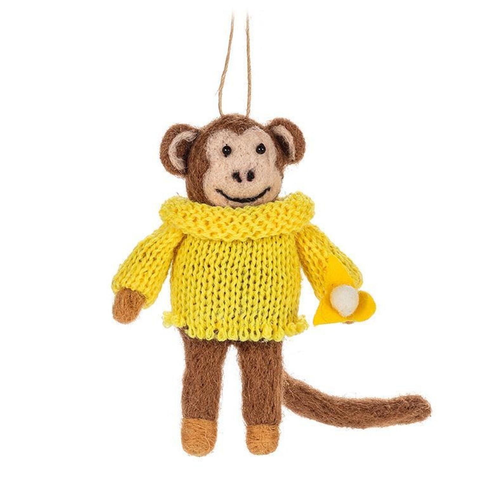 Abbott Monkey with Banana Ornament