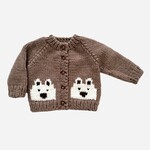 The Blueberry Hill The Blueberry Hill Bear Cardigan, Tan