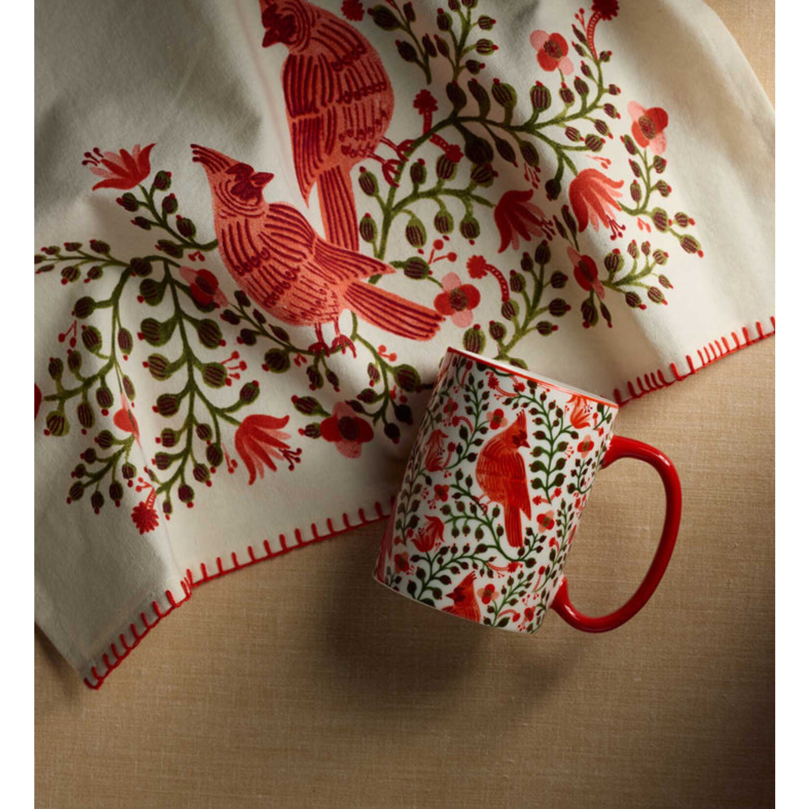 Rifle Paper Co. Cardinal Porcelain Mug