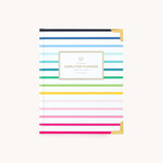 Simplified by Emily Ley 2025-2026 Bookbound Weekly Simplified Planner Happy Stripe